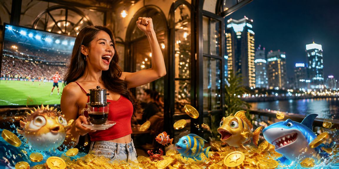 Người dùng tại TP.HCM kiểm tra giao dịch thanh toán trên 98wi bên ly cà phê sáng